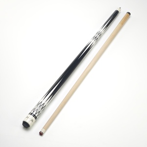 Queue de billard de qualité supérieure en bois d'érable canadien, design diamant, 1/2 articulée, 57 pouces, pointe de 13 mm, 2 pièces - Product Image 4