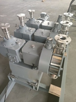 Pompe doseuse à diaphragme hydraulique triplex |   Pompe doseuse à mouvement alternatif à 3 têtes pour le traitement des produits chimiques, des huiles et de l'eau |   PTFE 50MPa
