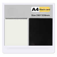 Carnet de croquis et journal intime avec couverture en papier kraft personnalisé avec bloc-notes et notes autocollantes