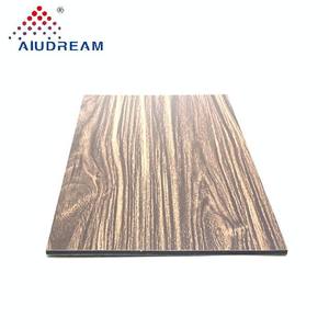 Compre a granel Material compuesto de aluminio Panel de pared Tableros de construcción Textura de madera ignífugo - Product Image 2