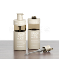 Flacon vide en plastique HDPE pour crème de soin de la peau, 200 ml, 300 ml, 500 ml, 700 ml, nouveau design, pompe pulvérisateur, impression sérigraphique, marque WIN-PACK