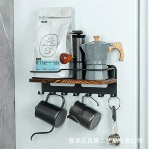 Wall Mounted Key Rack With <b>Shelf</b> And <b>Hooks</b> For Entryway Storage Organization - Product Image 2