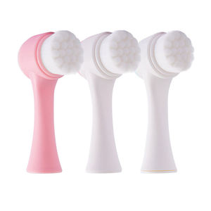 <span class=keywords><strong>Brosse</strong></span> de nettoyage du <span class=keywords><strong>visage</strong></span> portable 2 en 1 en silicone bon marché - Product Image 3