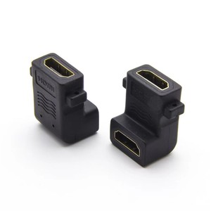 Farsince 4K 90 độ góc HDMI 2.0 nữ để nữ bảng điều khiển gắn kết coupler adapter với lỗ vít - Product Image 2