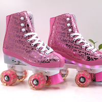 Vente de patins à roulettes clignotants en PVC de haute qualité pour enfants Peinture professionnelle de conception agressive pour l'extérieur Vente directe en usine