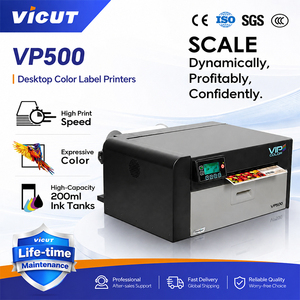 Imprimante d'étiquettes numérique haute performance VP500 CMYK à jet d'encre avec découpe automatique intégrée, imprimante d'étiquettes numérique haute vitesse - Product Image 3