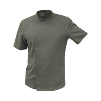 Veste de chef à la mode à manches courtes confortable Uniforme de restauration de cuisine de dernière conception pour les restaurants