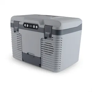 19L Draagbare Hoge Kwaliteit Ijs Koelbox Wiel Voor Auto 12V Verwarming & Cooling Mini Koelkast