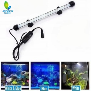 Jeneca lampu tangki ikan bawah air LED dekorasi latar belakang akuarium tabung berwarna steker multi-negara 110-240V terbuat dari plastik - Product Image 1