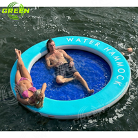 Ponton gonflable suspendu jet ski kayak matelas gonflable radeau rond quai d'eau bain de soleil piscine gonflable flotteur eau hamac