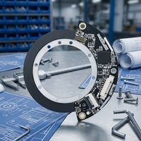 Arcsec Drive ECoder 24bit Magnetic Rotary Optical Multi-turn Absolute Encoder for Robotic Joint