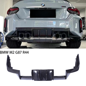Diffuseur de pare-chocs arrière en fibre de carbone pour BMW Série 2 G87 M2 R44, lèvre arrière - Product Image 1
