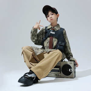 <span class=keywords><strong>ชุด</strong></span>เดรสแขนยาวลายกลองสำหรับเด็กผู้ชายและเด็กผู้หญิง, <span class=keywords><strong>ชุด</strong></span>เดรสแขนยาวสไตล์แจ๊ส - Product Image 4