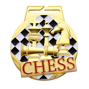 中国奖牌工厂低价国际word国际象棋金牌3d供棋手使用 - Product Image 3