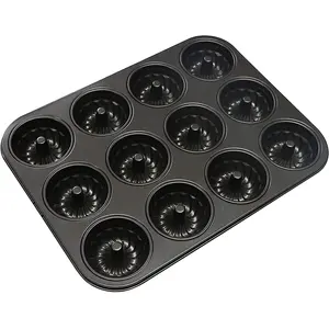 12 tasses Mini Moule À Gâteau pour La Fabrication De Mini Muffin et Cannelé Gâteaux