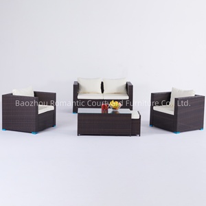 Offre Spéciale : Fauteuil <span class=keywords><strong>en</strong></span> Osier Personnalisable – Ensemble Canapé et Chaises <span class=keywords><strong>de</strong></span> Patio <span class=keywords><strong>en</strong></span> Rotin PE Polyvalent <span class=keywords><strong>pour</strong></span> Hôtels - Product Image 3