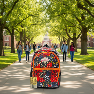 Sac à dos scolaire Nicksclub M10 22L imperméable à l'eau avec motif de dessin animé en tissu Oxford avec fermeture à glissière pour filles - Product Image 2