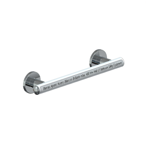 Barre di Supporto in Acciaio Bianco Lucido Antibatterico 400 mm Lex M40 37 Attrezzatura di Sicurezza per Bagno - Product Image 2