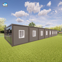 Maison en verre pour véranda Maison en conteneur préfabriquée pour l'extérieur Serre en verre Maison en conteneur pour magasin préfabriquée