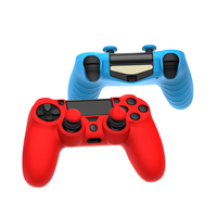 Housse de protection en silicone Contrôleur anti-transpiration pour Playstation 4 (PS4) Ensemble d'accessoires de poignée pour une expérience de jeu améliorée