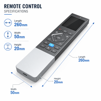 Control Remoto Inteligente de Metal Duradero ODM para Cine en Casa, Batería Recargable, Control Individual y Múltiple, Personalizado JCXK