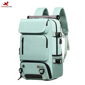 Sac à dos de sport décontracté pour le basketball, en polyester souple, avec fermeture éclair, tendance, léger, nouveau, intérieur lavable, prêt à expédier, commande en gros mixte - Product Image 1