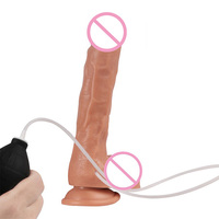 Dildo réaliste couleur chair avec veines pour femmes, énorme pénis en silicone réaliste qui éjacule