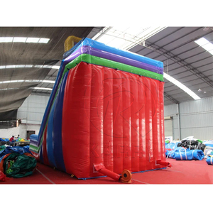 Castillo Inflable para Niños, Tobogán Combinado, Parque de Diversiones, Tobogán Doble Inflable con Escalada para Piscina y Playa - Product Image 5