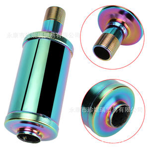 Silenciador de escape para motocicleta Zhen Nirui 168, nuevo modelo, color plateado, con protector térmico y kit de montaje. - Product Image 5