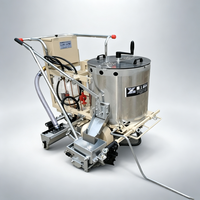 Machine de marquage routier à peinture froide, débit de 6 L/min, pour le traçage et le marquage des parkings