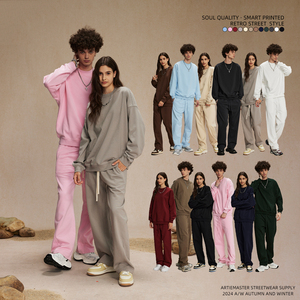 High Quality 430g <b>Circle</b> Hoodie Men Women Oversized Print T-Shirt Street Style Brand Wholesale Fashion for Autumn - Product Image 2