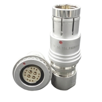 Connecteur circulaire coaxial BEXKOM pour équipement médical, direct usine, avec coque arrière, contact fiable, matériaux en laiton, IP50-IP68