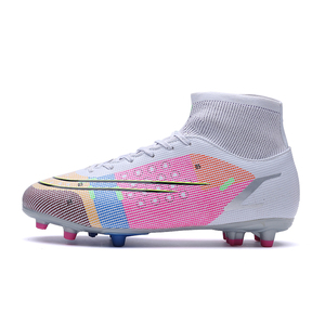 <span class=keywords><strong>Scarpe</strong></span> da <span class=keywords><strong>Calcio</strong></span> Unisex <span class=keywords><strong>con</strong></span> Caviglia Alta, Suola Morbida, Antiscivolo, per Allenamento - Product Image 5