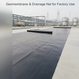 Géogrille composite à trois couches pour les décharges, les murs de soutènement et les jardins sur toits, avec noyau en filet de 5 mm d'épaisseur - Product Image 5