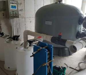 Pompe à eau commerciale de filtre à sable d'accessoires de <span class=keywords><strong>piscine</strong></span> de réservoir de filtre à sable de bride pour le traitement de l'eau - Product Image 2