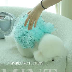 Vestido para Perro, Ropa de Fiesta para Mascotas, Diseño Personalizado, Vestido de Tul de Algodón, Lazo de Encaje Desmontable, Ropa Cómoda y Transpirable - Product Image 6