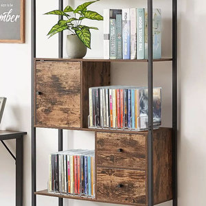 Nhà máy tùy chỉnh rõ ràng Acrylic CD/DVD hiển thị giá lưu trữ hộp Vinyl kỷ lục đứng - Product Image 5