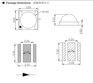 GMKJ Uv Led fabrika diyot Uv Led 365nm yüksek güç Uv 365nm 3w 12w 60 ° 120 ° 365nm 3535 - Product Image 4