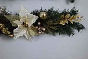 Guirnalda de Navidad para exterior personalizada, colgante Artificial guirnalda, Bola de cono de pino, guirnaldas de Navidad - Product Image 3