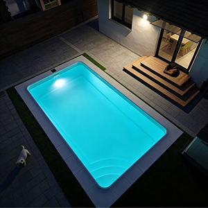Piscine Extérieure en Fibre de Verre Grande Usine Chine 10m 8m Personnalisée Enterrée Jacuzzi Nage Contre Courant Résistante aux UV Durable 30 Ans - Product Image 3