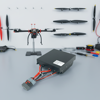Convertisseur DC/DC ultra-haute tension HLF8K-D50-1000 |   Alimentation électrique pour drone 800-1000V vers 50V pour UAV de levage et de lutte contre les incendies