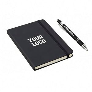 <b>Custom</b> Logo Promotional Business Gifts PU Leather Notebooks A6 Students Hardcover A5 <b>Diary</b> Journal Notebook - Product Image 1