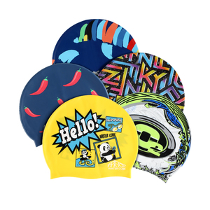Cuffia da Nuoto Impermeabile Stampata in Silicone Elastico ad Alta Elasticità - La Cuffia Più Richiesta per Nuotatori - Product Image 2