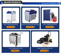 Machine de marquage et de nettoyage au laser à fibre portative 50W, mini graveur portable pour métal, acier inoxydable, bois et pierre