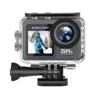 Caméra vidéo d'action 5K Anti-secousse WIFI caméra de cyclisme en plein air 2 pouces double écran plongée Sport DV caméra étanche
