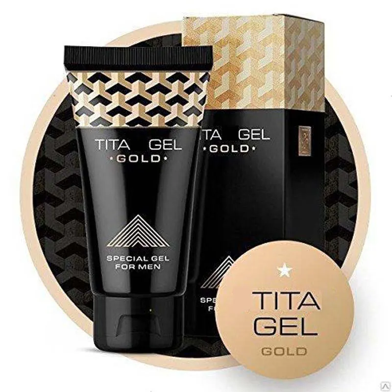 Originele Gouden Buis Titan Gel Goud Russia Penis Vergroting Crème Retarder Helpt Mannen Effectieve Penisgroei Vertraging