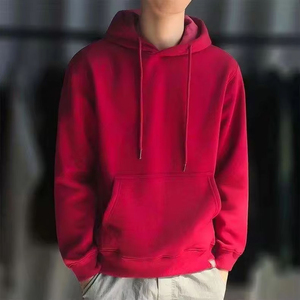 New Fashion Men's Autumn/Winter Hoodie Street <b>Long</b> <b>Sleeve</b> Loose Solid Color Casual Shirt Wool <b>Top</b> <b>White</b> Hoodie - Product Image 1