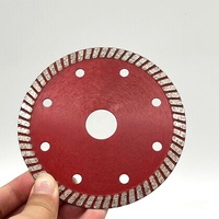 Lame de scie diamantée ondulée ultra-mince haute performance OEM 105x8mm pour découpe rapide du granit, du marbre et de la brique (pressée à chaud)
