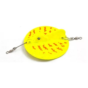 Disco de arrastre de 124mm, buzo profundo con cintas brillantes, forma circular, tablero de buceo de pesca <span class=keywords><strong>Dipsy</strong></span> de plástico - Product Image 3