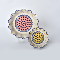 Prix de gros Usine en Chine De luxe Blanc moderne décalcomanie imprimé assiette à dîner pot tasse plaque de cuisson ensemble de vaisselle en céramique